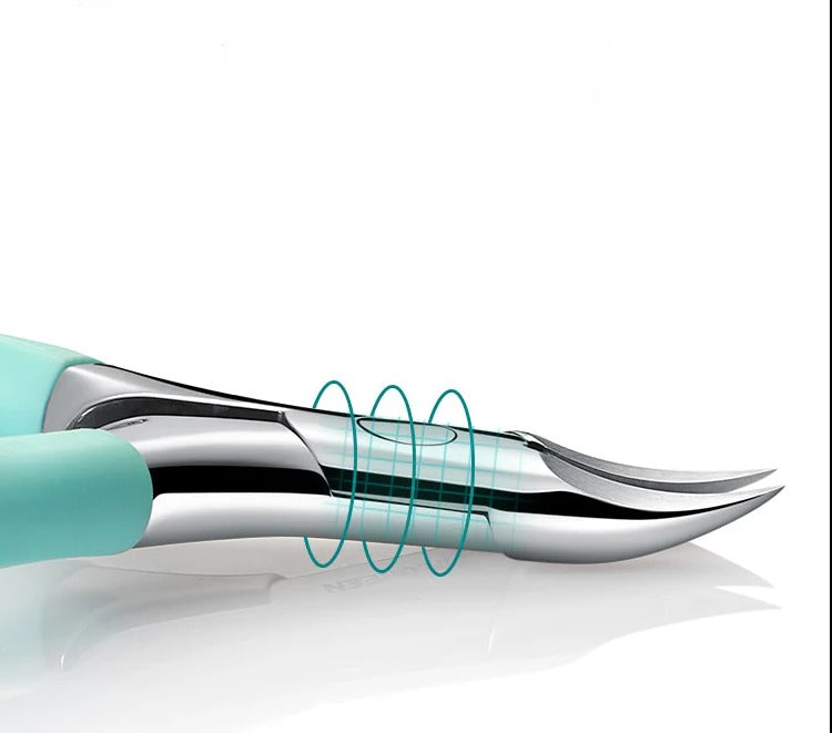 Senior-Nagelschneider mit Spritzschutz – Ergonomisch & Schmerzfrei für Dicke oder Eingewachsene Zehennägel | Karnz
