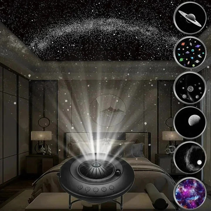 Galaxienprojektor mit Planetariumseffekten
