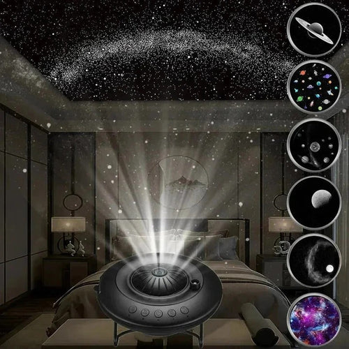 Galaxienprojektor mit Planetariumseffekten