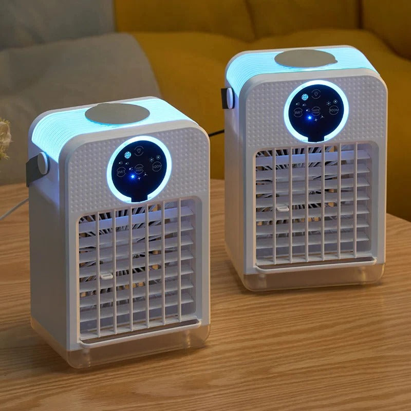Mini tragbare Klimaanlage mit Touchscreen und Nebelkühlung | Karnz