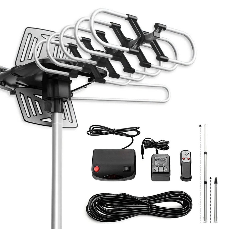 Außenantenne für HD-Fernsehen mit 360°-Motor