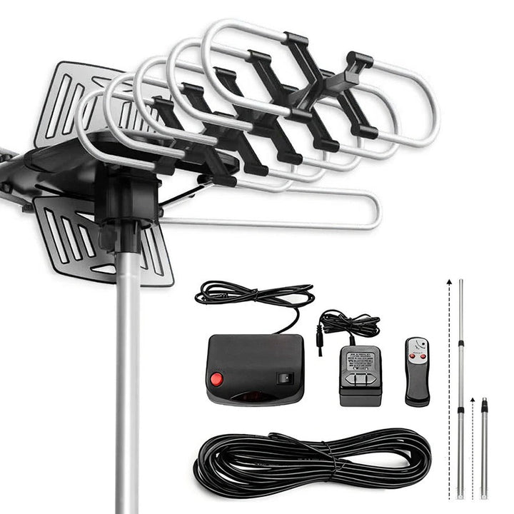 Außenantenne für HD-Fernsehen mit 360°-Motor