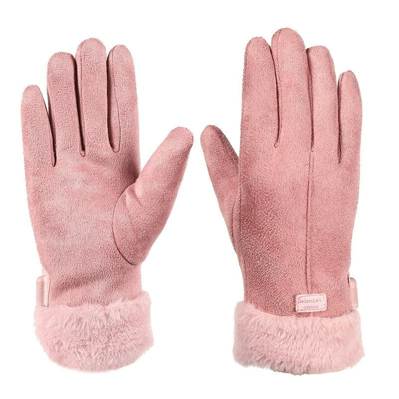 Damen-Winterhandschuhe mit Touchscreen-Funktion