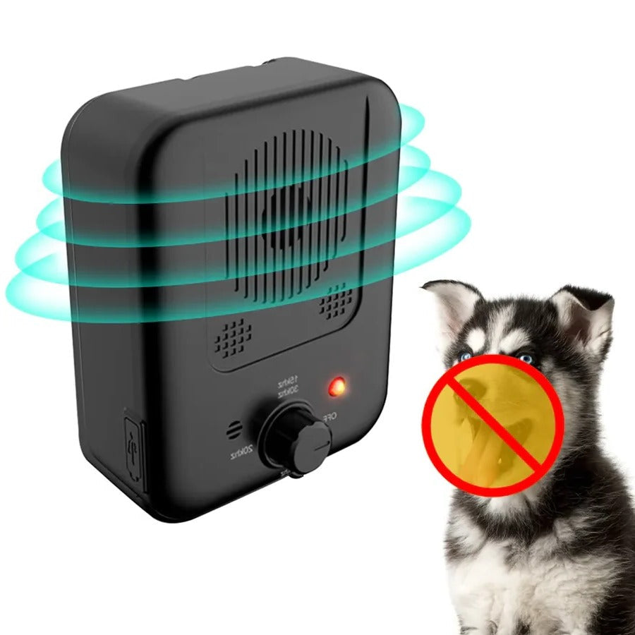 Tragbares Ultraschallgerät zur Abwehr von Hundebellen