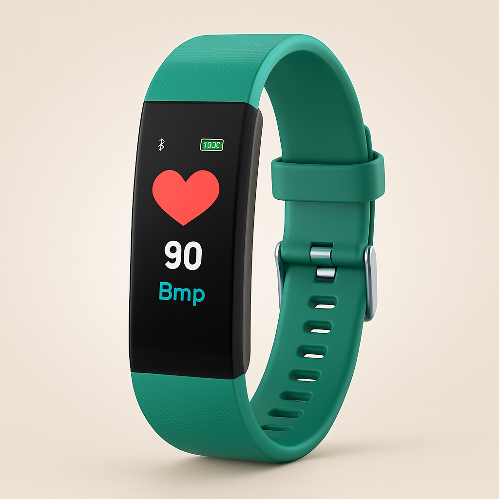 VitaWatch | Senioren-Smartwatch mit Gesundheitsmonitor und großem LED-Bildschirm | Karnz