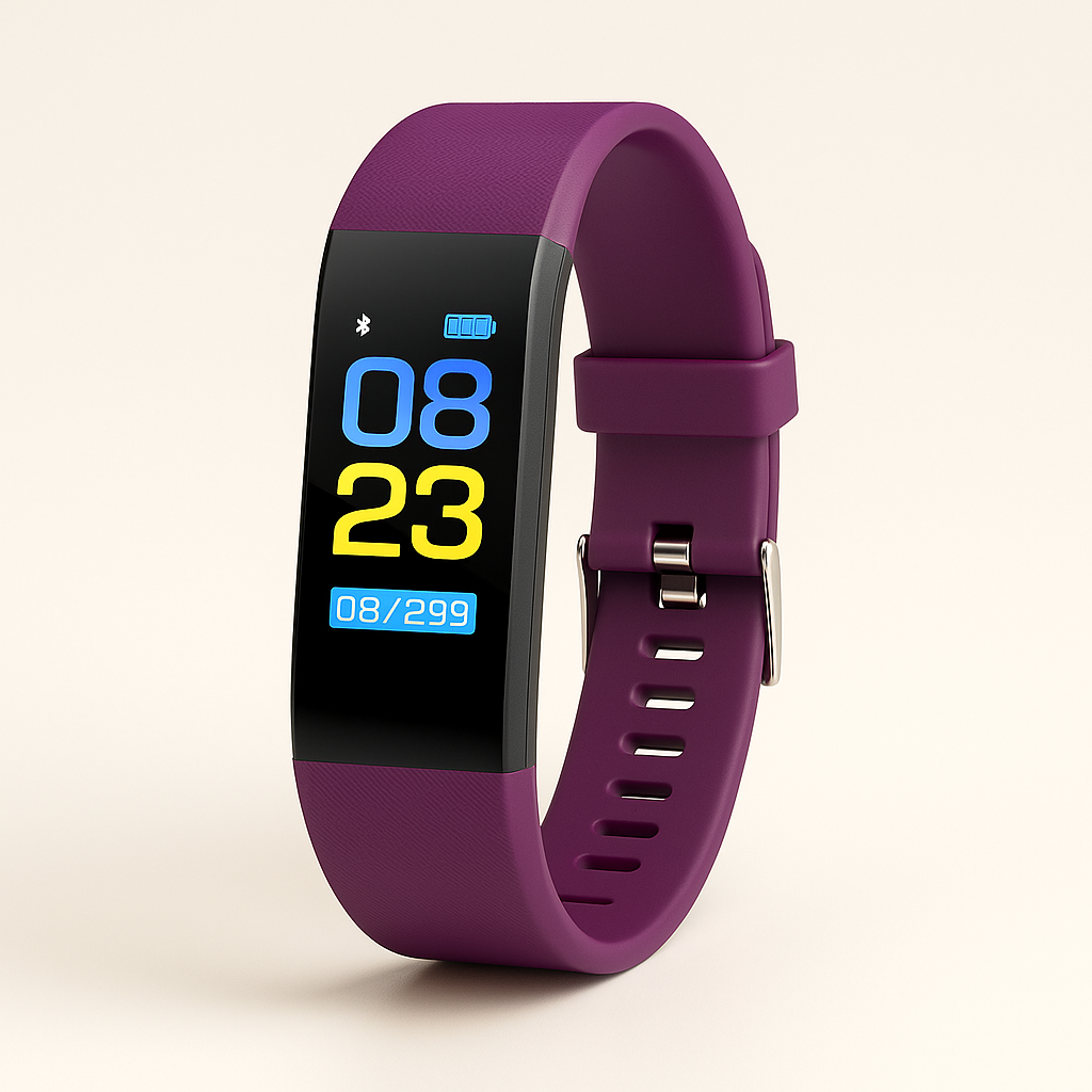 VitaWatch | Senioren-Smartwatch mit Gesundheitsmonitor und großem LED-Bildschirm | Karnz