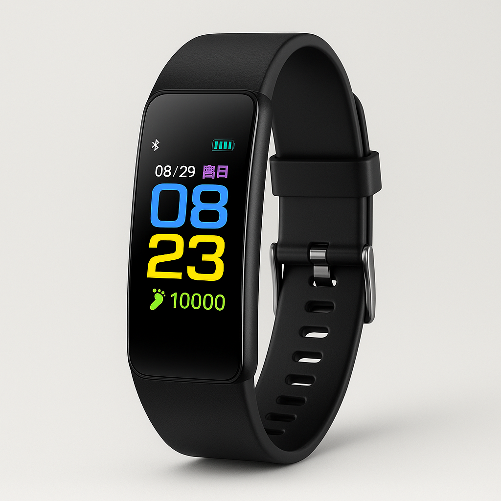 VitaWatch | Senioren-Smartwatch mit Gesundheitsmonitor und großem LED-Bildschirm | Karnz