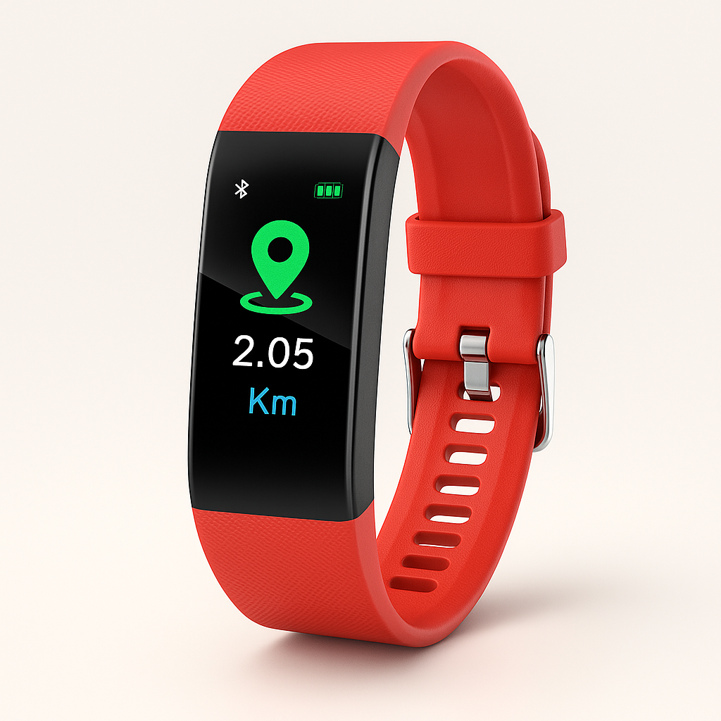 VitaWatch | Senioren-Smartwatch mit Gesundheitsmonitor und großem LED-Bildschirm | Karnz