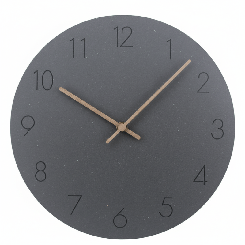 Geräuschlose Wanduhr im nordischen Stil für moderne Räume