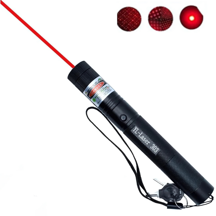 Laserpointer aus Aluminium, einstellbarer Fokus