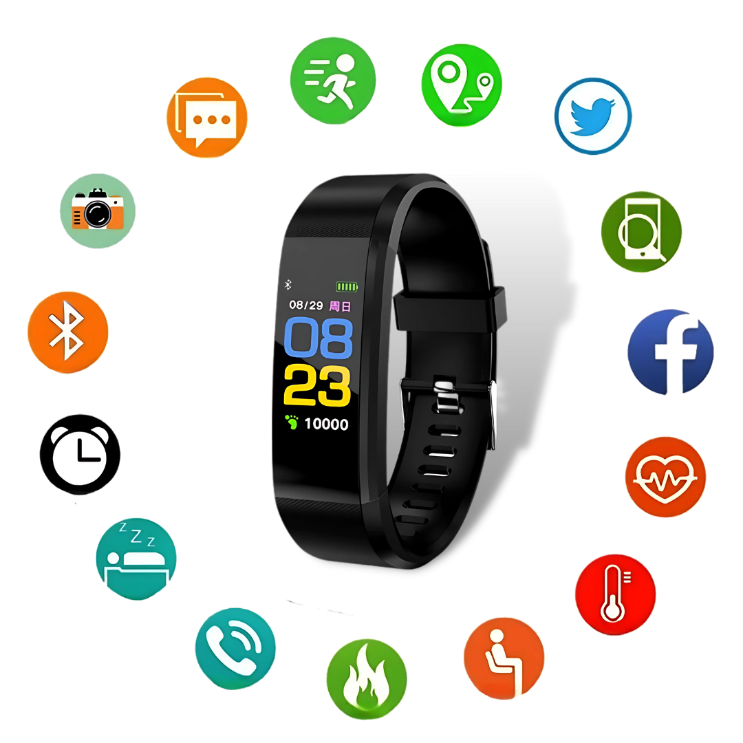 Fitness-Tracker, Gesundheitsüberwachung, Smartwatch