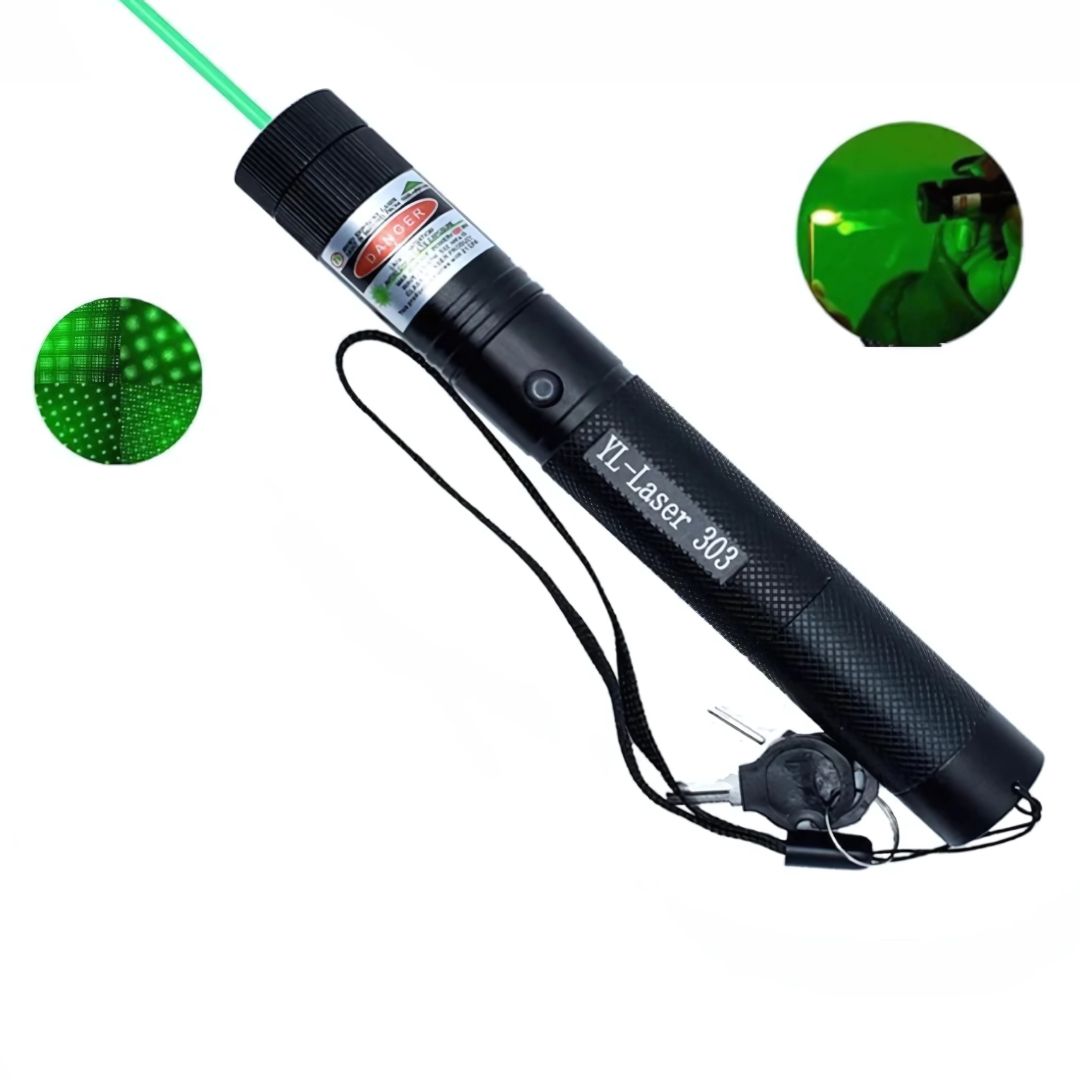 Laserpointer aus Aluminium, einstellbarer Fokus