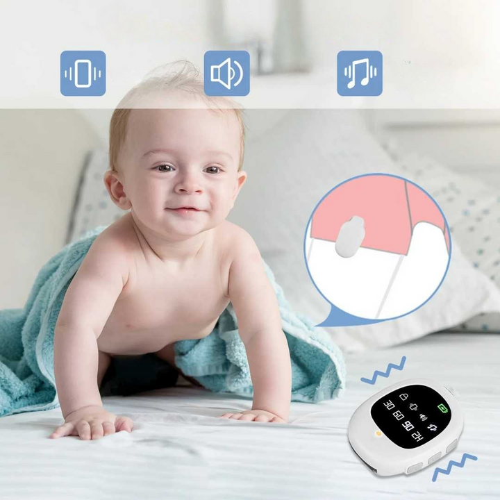Bettnässeralarm für Kinder mit Vibrationssensor