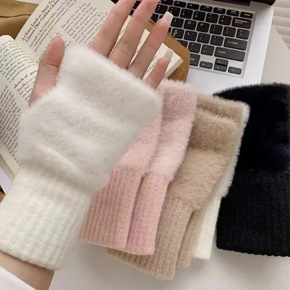 Unisex Fleece Ohnefingerhandschuhe – Warm, Weich und Funktional | Karnz