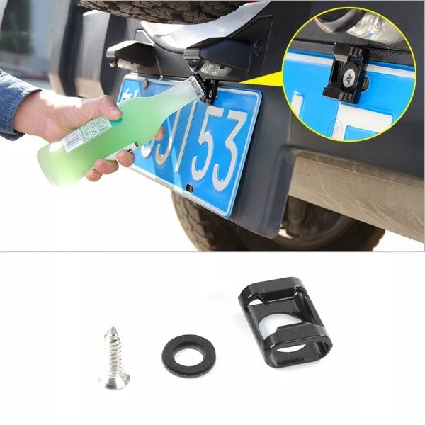 Nummernschild montierter Flaschenöffner | Karnz