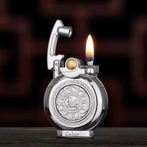 Mechanischer Flip Top Kerosin Winddichter Feuerzeug | Karnz