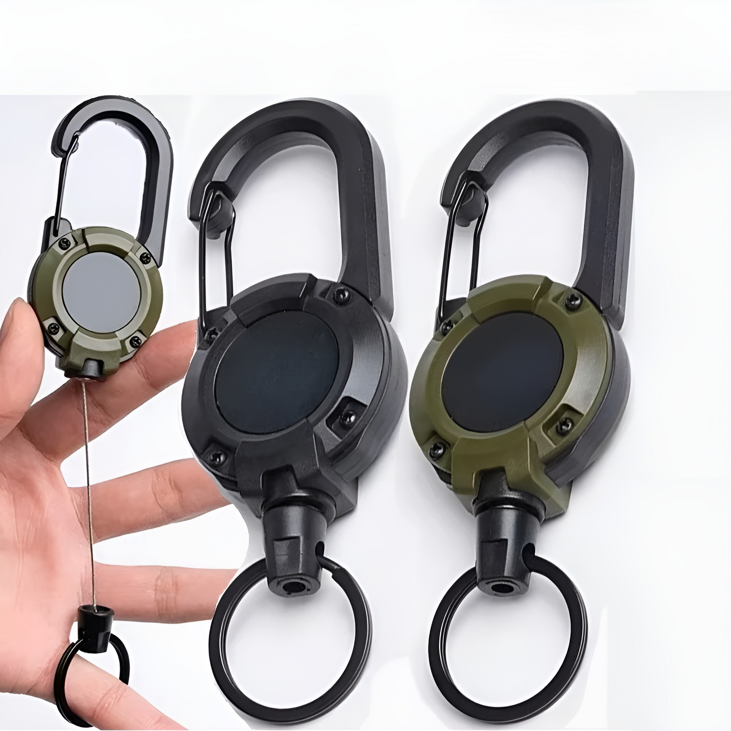 Trail Lock Anti-Lost Retractable Carabiner Schlüsselanhänger | Karnz