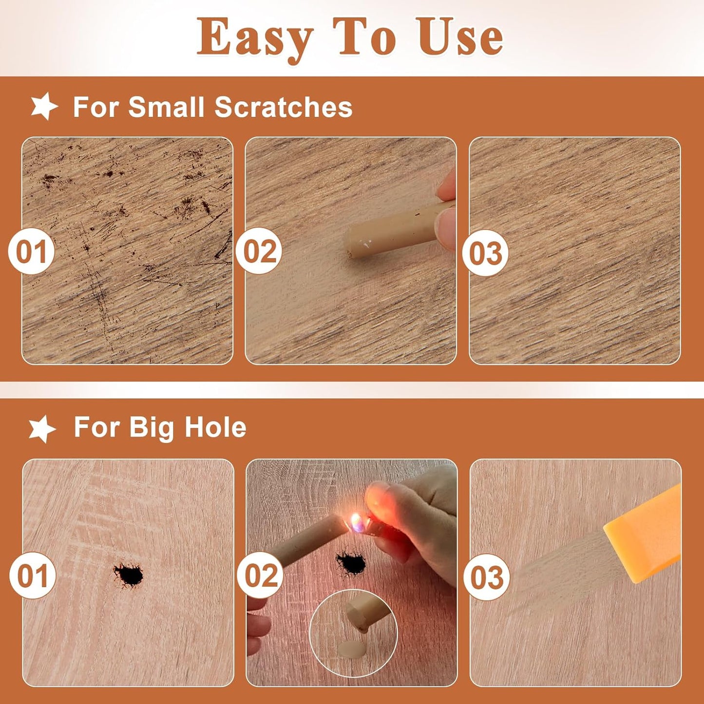 TimberTint™ Holzreparatur-Marker Set | Karnz