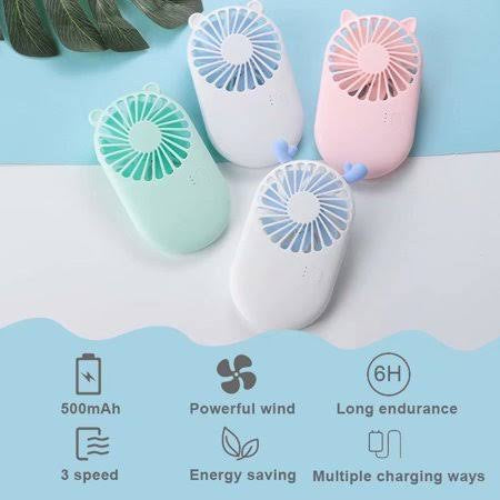 Mini wiederaufladbarer Ventilator USB | Karnz