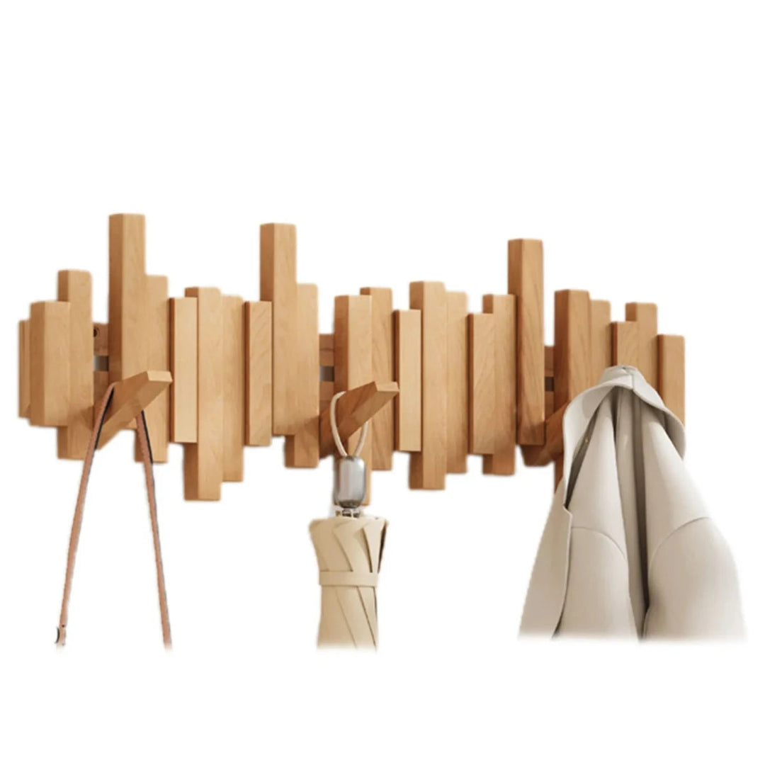 PianoWood Wandgarderobe – Garderobe aus Holz mit Klavier-Tasten aus Nussbaum oder Buchensperrholz | Karnz