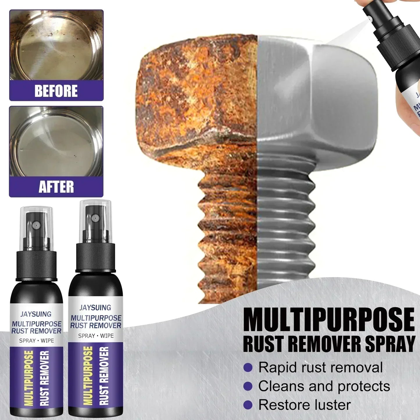 Karnz | RustAway – Rostspray, Beseitigt Rost und Stellt Autoteile Wieder Her
