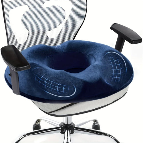 Ergonomisches Donut-Kissen aus Memory-Schaum zur Unterstützung des Steißbeins