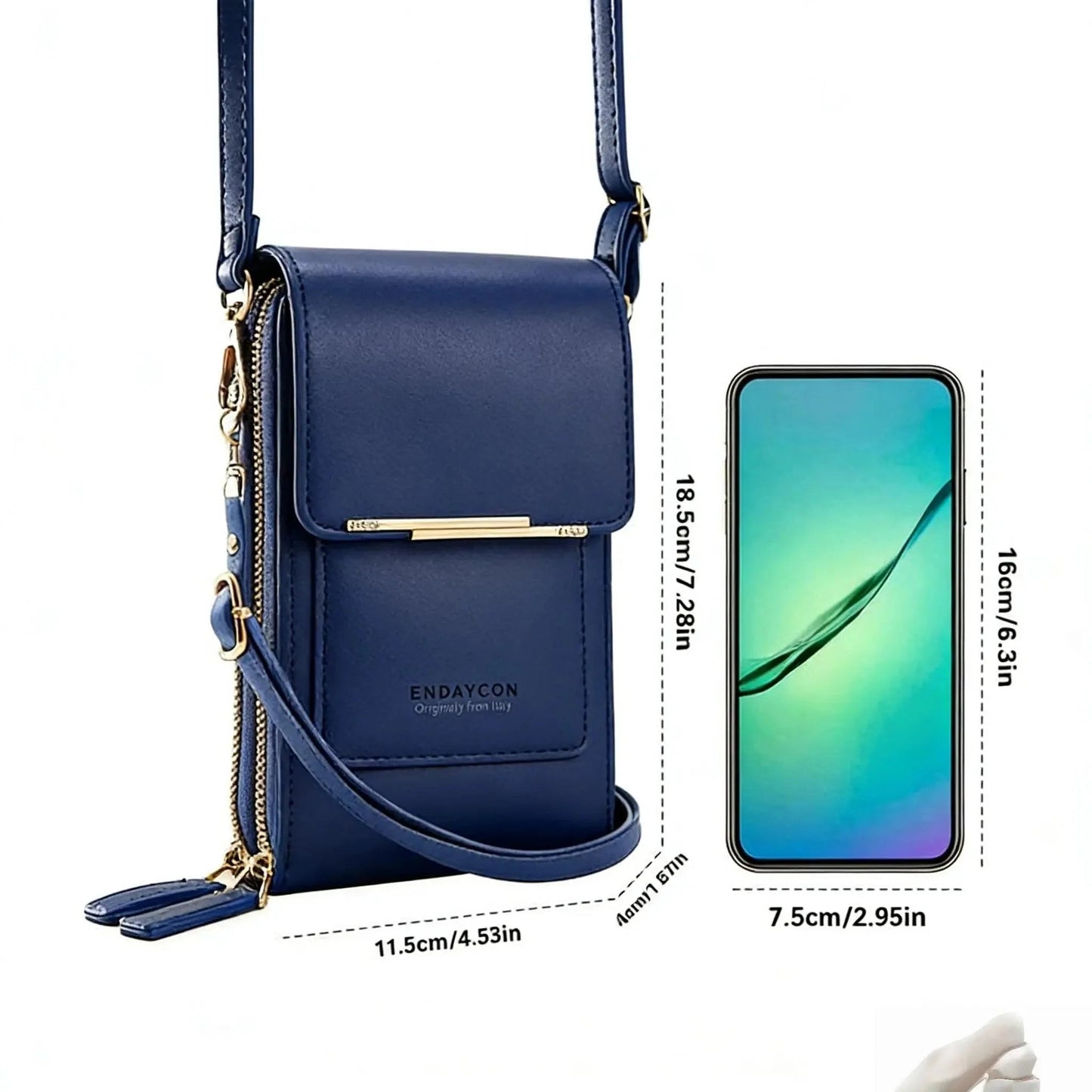 ChicSling Crossbody Tasche mit Touchscreen-Fenster | Karnz
