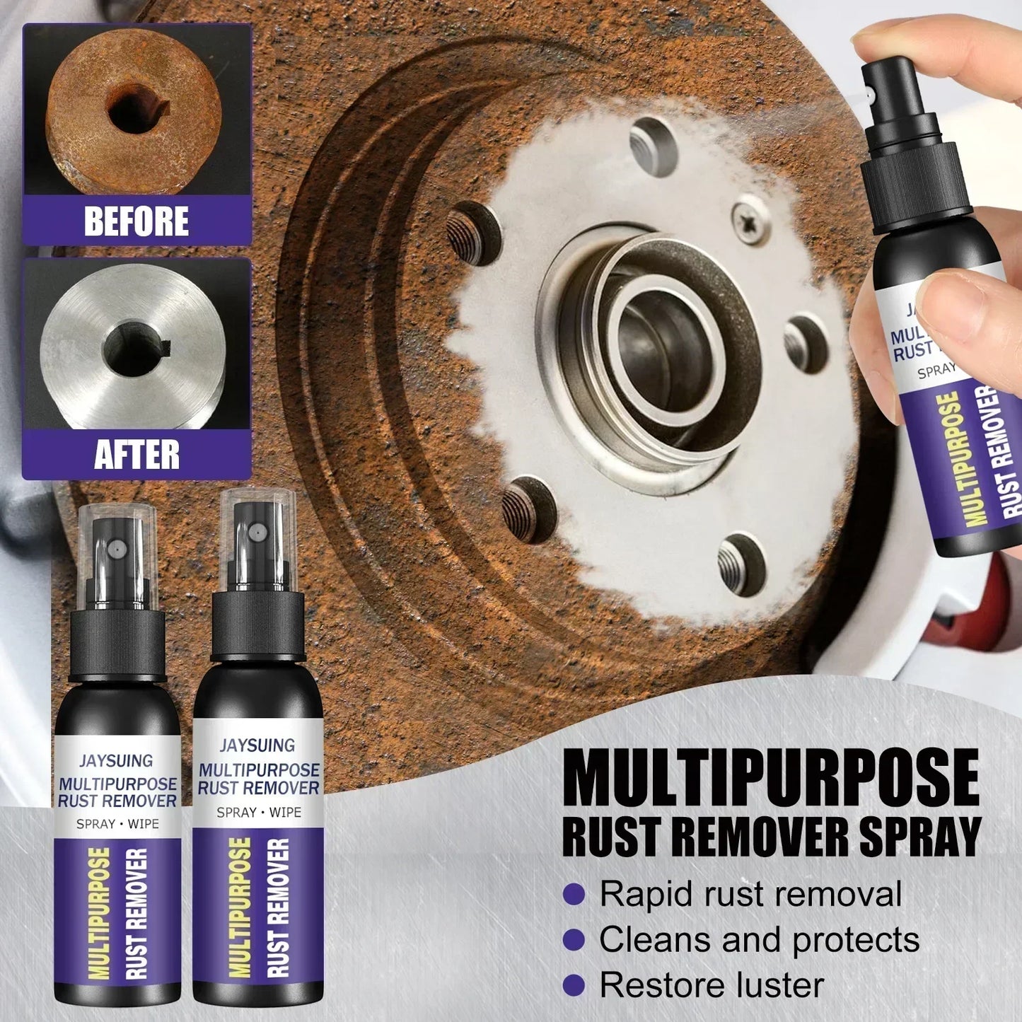 Karnz | RustAway – Rostspray, Beseitigt Rost und Stellt Autoteile Wieder Her
