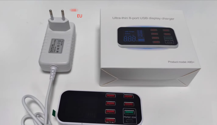 Karnz | Eindhoven Multi-USB-Ladegerät | Schnellladegerät für Netzadapter
