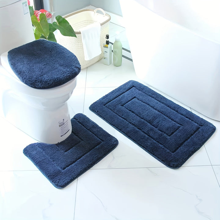 SoftStep Luxe Badmatte Set – Rutschfest, Schnell trocknend und Waschbar | Karnz