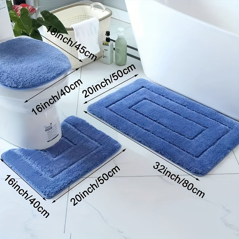SoftStep Luxe Badmatte Set – Rutschfest, Schnell trocknend und Waschbar | Karnz