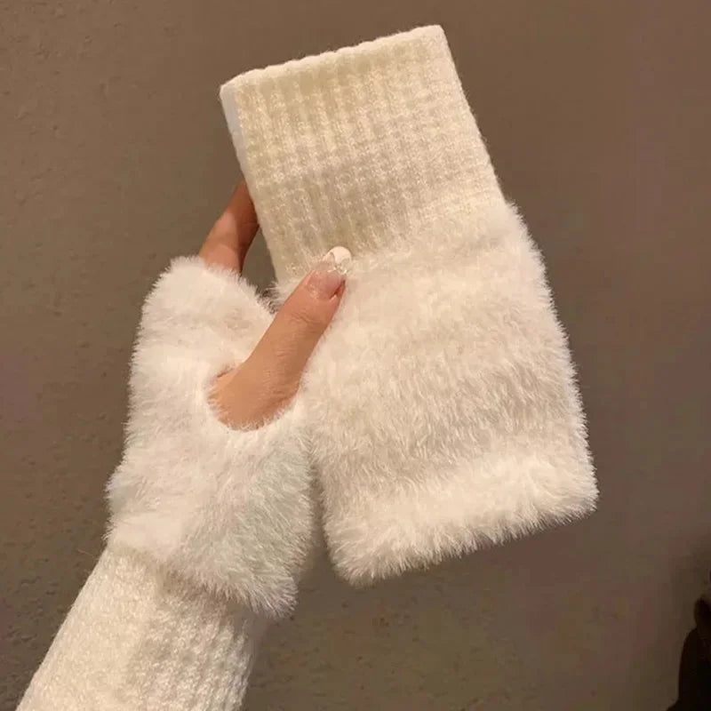 Unisex Fleece Ohnefingerhandschuhe – Warm, Weich und Funktional | Karnz