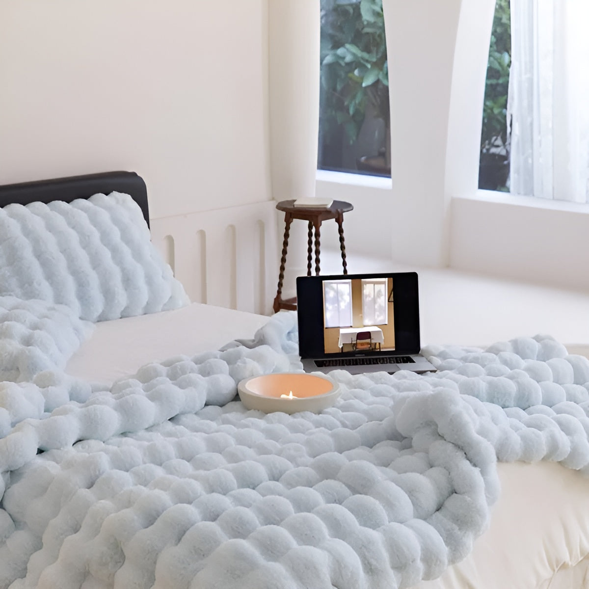 Fleece- und Fleece-Karnzanket – Extra weich und warm | Perfekt für Sofa und Schlafzimmer