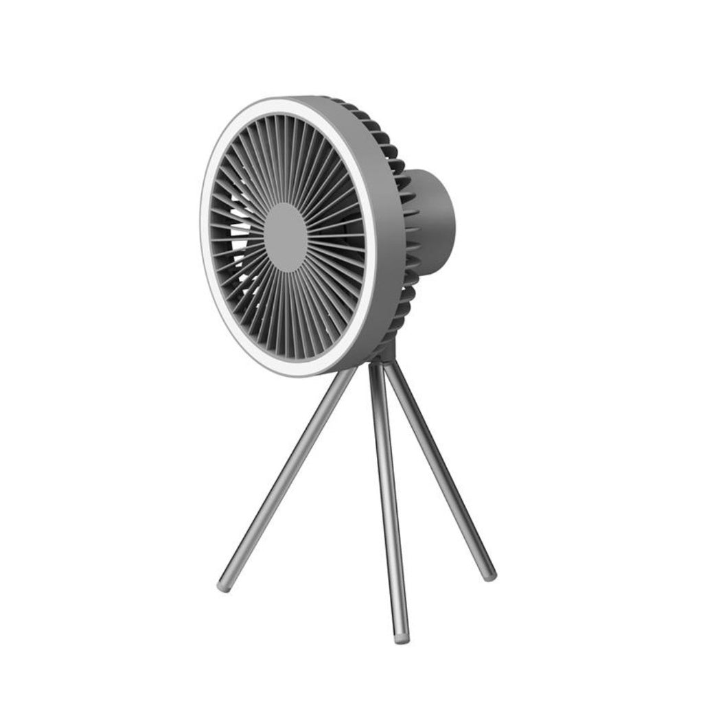 Wiederaufladbarer Tischventilator 7 Zoll mit Licht | Karnz