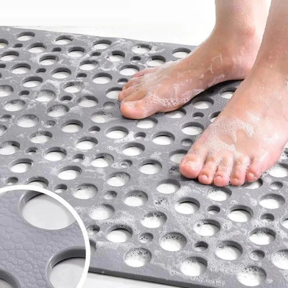 AquaGuard Rutschfeste Duschmatte – Hygienische Badematte mit Saugnäpfen und schnelltrocknendem Design | Karnz