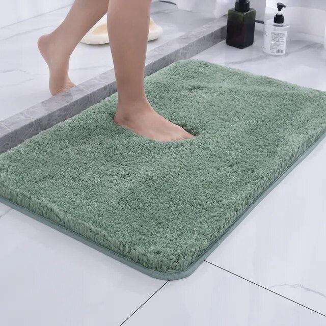 Karnz | Rutschfeste Badematte Schnell trocknend Mikrofaser 50 x 80 cm Luxus Komfort Sicherheit