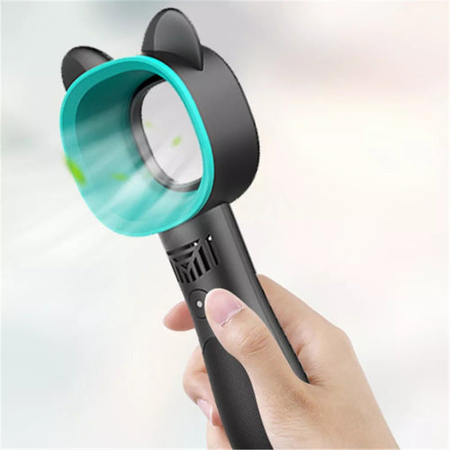 Moderner wiederaufladbarer Mini-Katzen bladeless Ventilator | Karnz