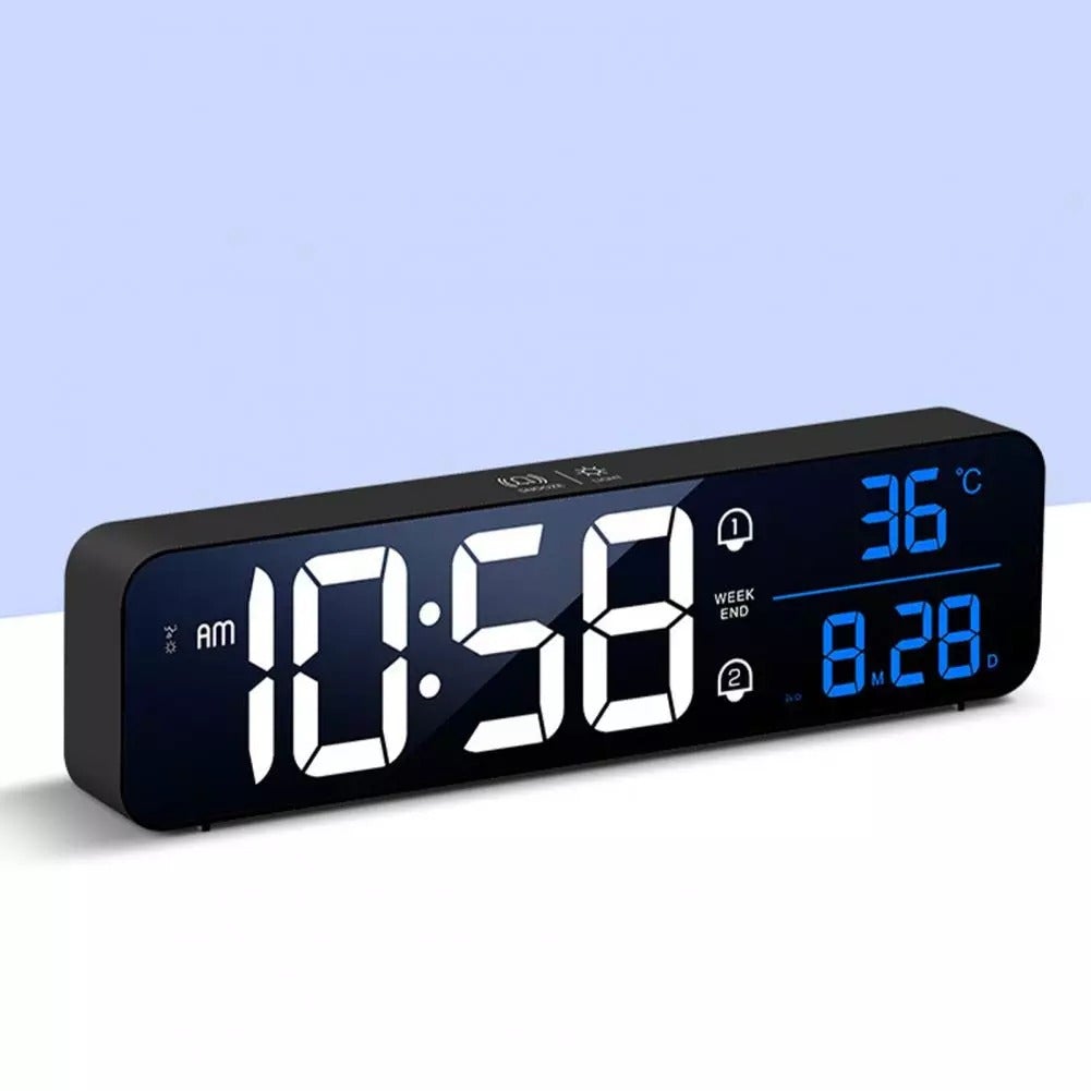 Smart Digital LED Musik Alarm Temperatur Uhr | Karnz