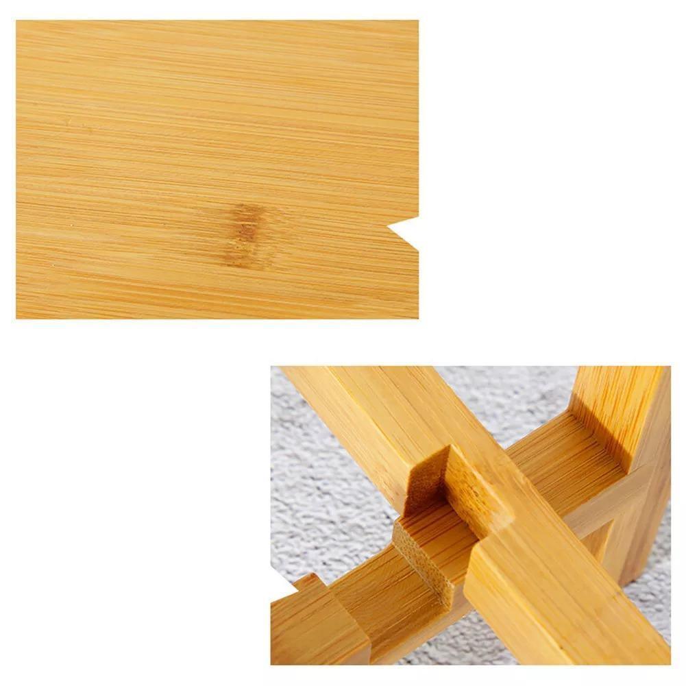 BambooElevate Pflanzenständer aus Bambusholz | Verstellbar & Stabil | Ideal für den Innenbereich