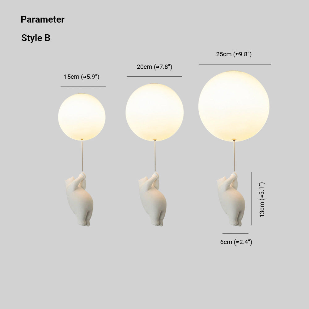 SkyDream Kinder-Deckenleuchte mit Bär und Ballon – Verspieltes Design und energieeffiziente LED-Beleuchtung