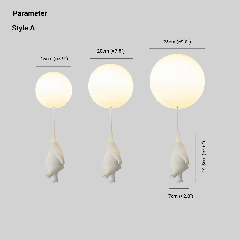 SkyDream Kinder-Deckenleuchte mit Bär und Ballon – Verspieltes Design und energieeffiziente LED-Beleuchtung