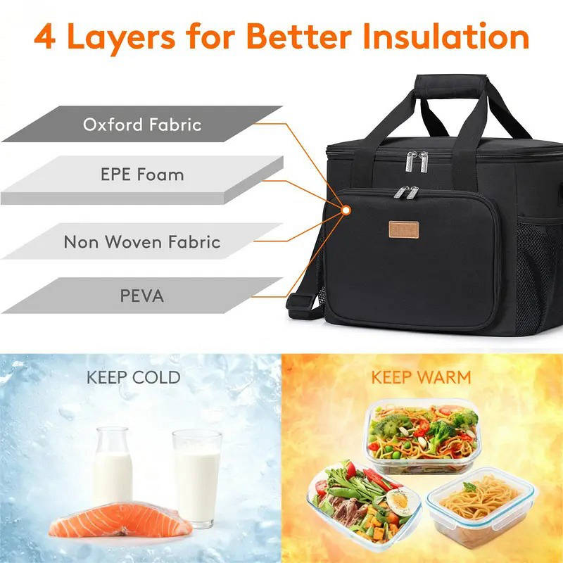 Isolierte Lunchtasche mit Kühlfunktion, 15 Liter | Karnz