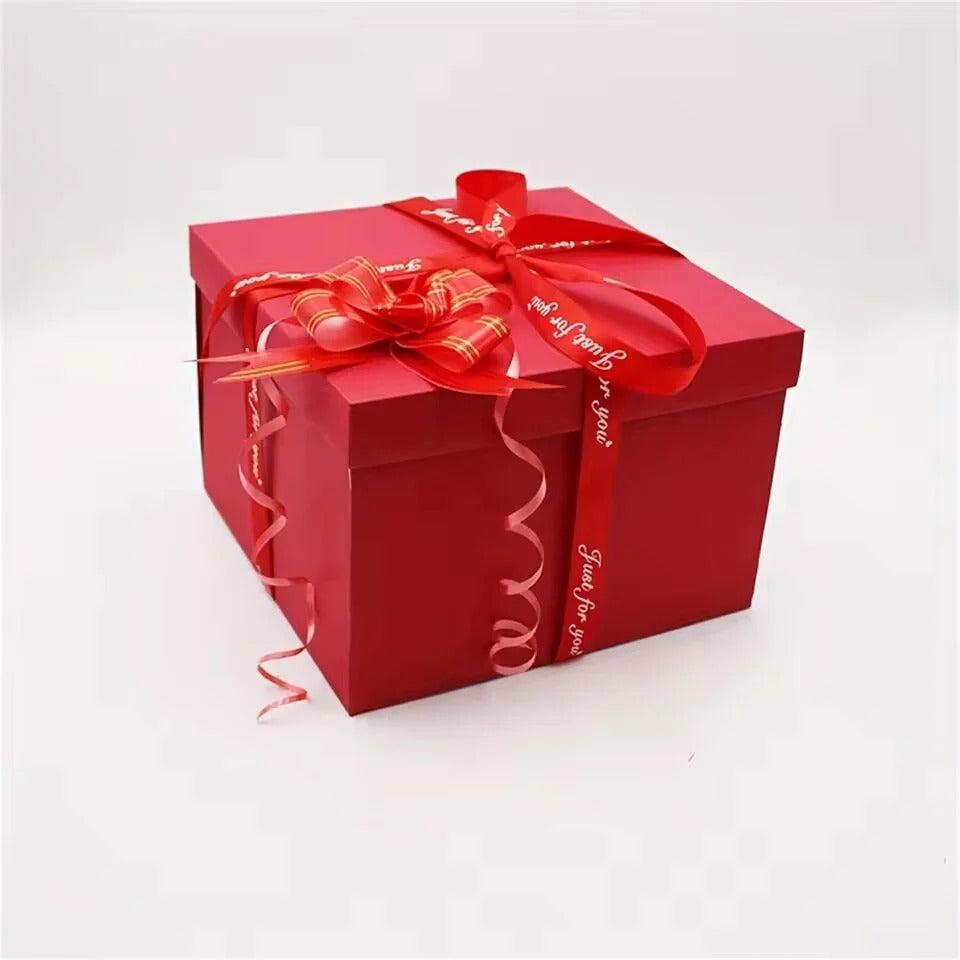 Luxuriöse Überraschungs-Geschenkbox mit Süßigkeiten und Schokolade – Originelles Geschenk