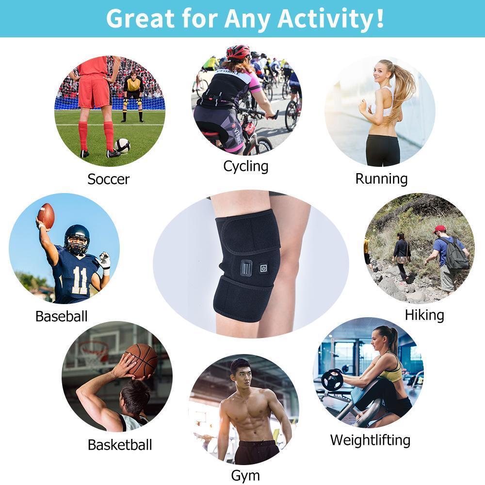 Karnz | Infrarot beheizter Knie Physiotherapie sicherer Massager - Schmerz Linderung Rehabilitation