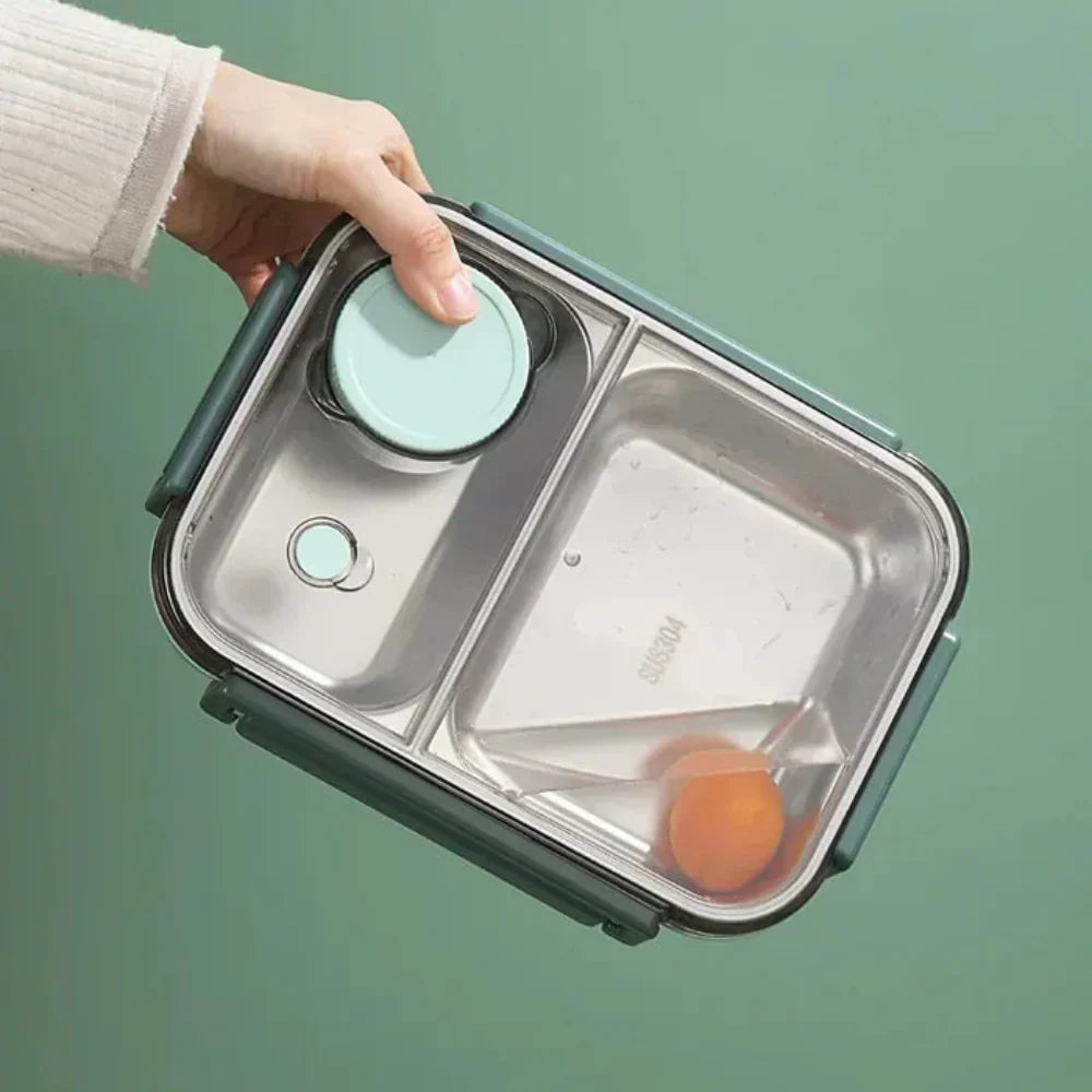 Lunchbox aus Edelstahl, isolierter Lebensmittelbehälter