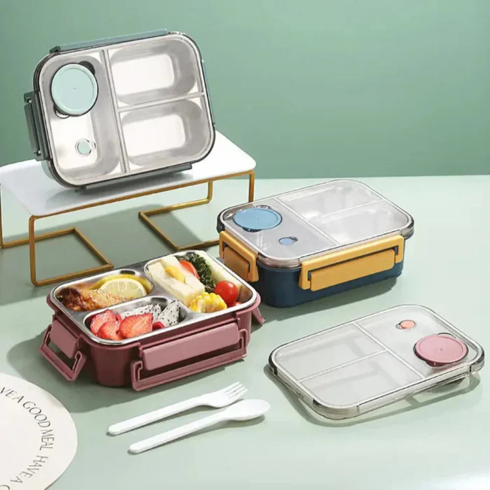 Lunchbox aus Edelstahl, isolierter Lebensmittelbehälter