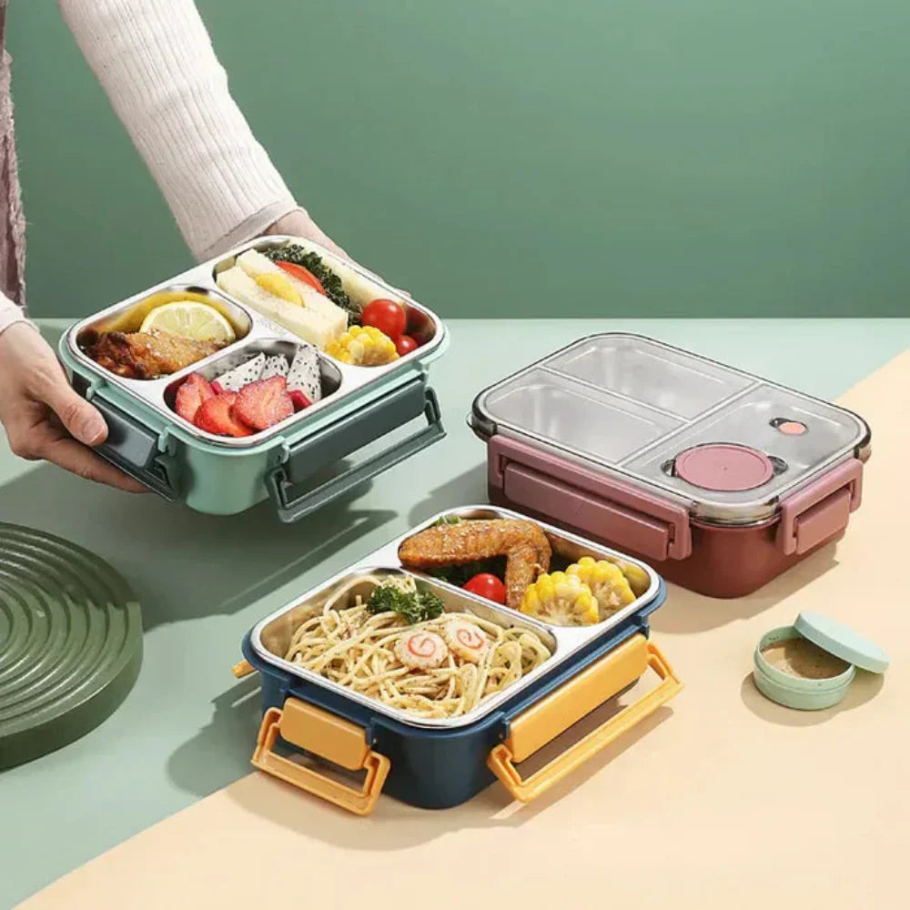 Lunchbox aus Edelstahl, isolierter Lebensmittelbehälter