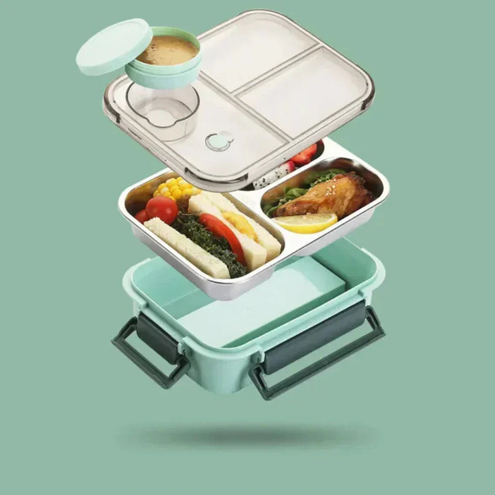 Lunchbox aus Edelstahl, isolierter Lebensmittelbehälter