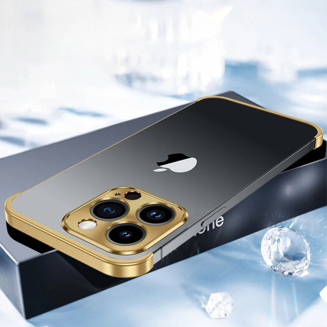 Ultradünne Metall-Handyhülle | Schlank und robust | Stoßfester Schutz für iPhone und Android