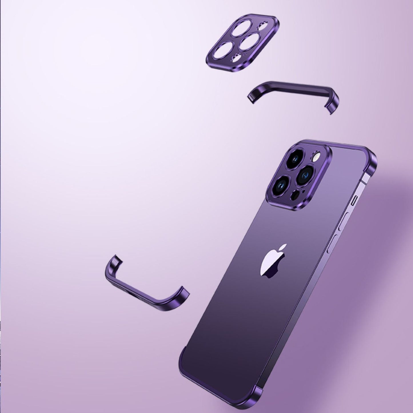 Ultradünne Metallhülle für iPhone – Unsichtbarer Schutz, Schmale und Robuste Handyhülle | Karnz